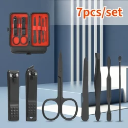 7pcs Nail Clipper Set with Travel Case