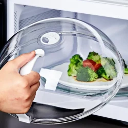 Crystal Clear Microwave Food Cover