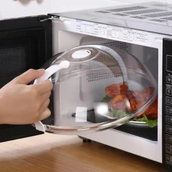 Crystal Clear Microwave Food Cover