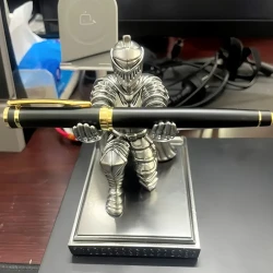 Knight Sword Resin Phone Stand & Pen Holder