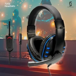 Model 7262 Heavy Bass Gaming Headset - Immersive Audio