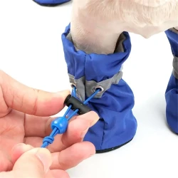 4pcs Waterproof Small Dog Booties