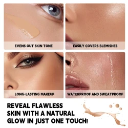 4 Colors Longwear Foundation Concealer