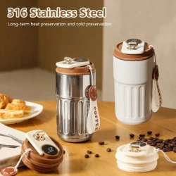 Smart Digital Thermal Bottle Portable Coffee Mug