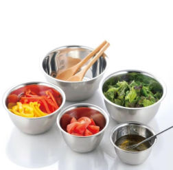 5 PCS Stainless Steel Mixing Bowls Set