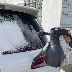 Electric Foam Sprayer Car Wash Water Gun With Cannon