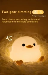 Duck Silicone Alarm Lamp Ambience Light