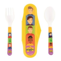 The Wiggles 2 Piece Travel Cutlery Set