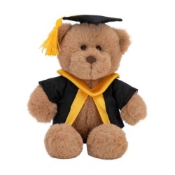 With Heart Graduation Bear - Medium