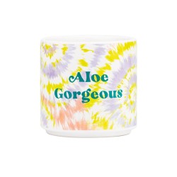 Bluerred Aloe Gorgeus Tie Dye Planter - Small