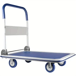 Upgraded Foldable Push Cart Dolly - 330 lbs Capacity