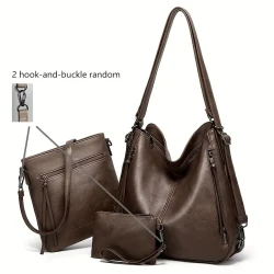 3pcs/set Fashion Shoulder Hobo Bag