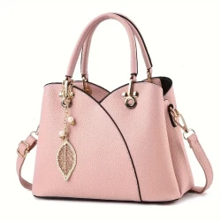 Classic Solid Color Handbag