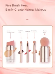 5-in-1 Makeup Brushes Multifunctional Portable Foundation