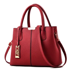 Elegant Solid Color Handbag