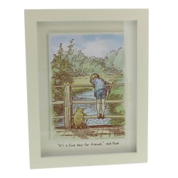 Classic Pooh Wall Plaque Fine Day For Friends