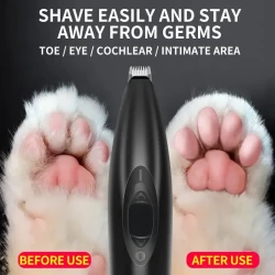 Ultra-Quiet Pet Hair and Nail Trimmer