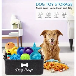 Premium Felt Pet Toy Storage Chest