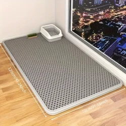 Splash-Proof Cat Litter Mat