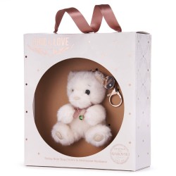 Bailey Bear Bag Charm & Birthstone Necklace - May