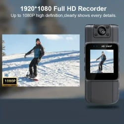 Portable 1080P Small Camera - Night Vision and Long Battery Life