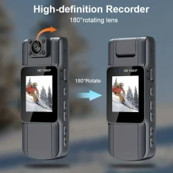 Portable 1080P Small Camera - Night Vision and Long Battery Life