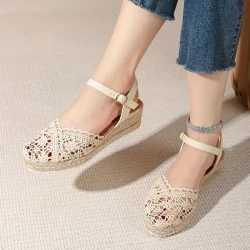 Women's Solid Color Elegant Sandals.