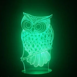 3D LED Desk Lamp Night Light