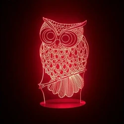 3D LED Desk Lamp Night Light