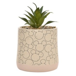 Disney Home : Mickey Ceramic Planter With Faux Plant