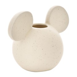 Disney Home : Mickey Head Vase Natural Speckle