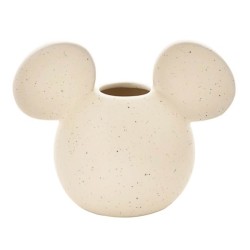 Disney Home : Mickey Head Vase Natural Speckle