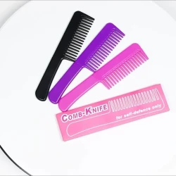 Simple Hairdressing Comb Plastic Multi-color Hair