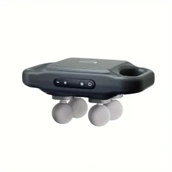 USB Rechargeable 4-Head Massage Gun - Deep Tissue Massager