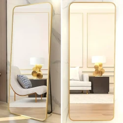 Large Full-Body Mirror with Premium Aluminum Alloy Frame