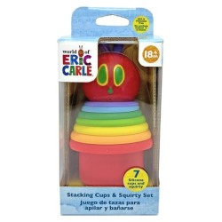 The Very Hungry Caterpillar Bath Stacking Cups & Squirty Set