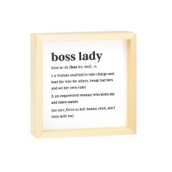 Defined Boss Lady Framed Art