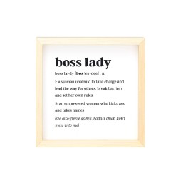 Defined Boss Lady Framed Art