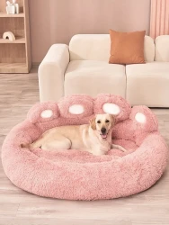 Plush Winter Warm Pet Bed