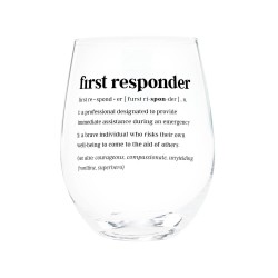 Defined First Responder Wine Glass