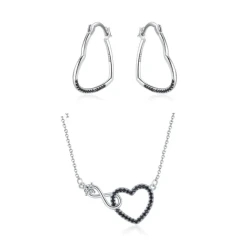 Eternal Love Zircon Heart Necklace