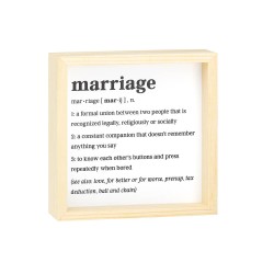 Defined Marriage Framed Art