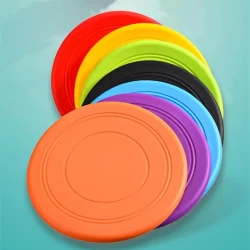 Interactive Durable Silicone Flying Disc Toy