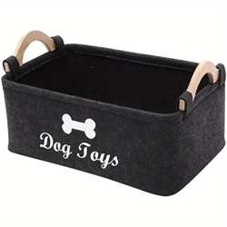 Premium Felt Pet Toy Storage Chest