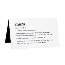 Defined Mum Desk Sign - Large