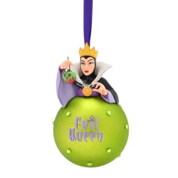 Disney Christmas: Evil Queen On Glass Bauble