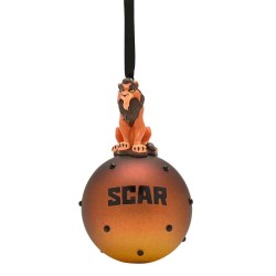 Disney Christmas: Scar on Glass Bauble