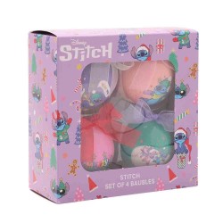 Stitch Christmas set of 4 Baubles