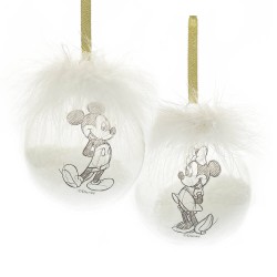 Collectible Christmas Bauble set: Mickey & Minnie