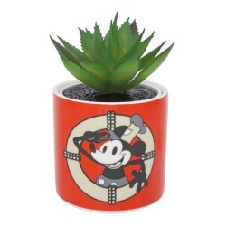 Disney Planter With Faux Plant : Mickey Mouse